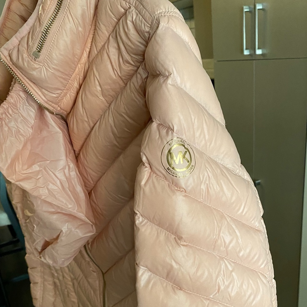 Michael Kors -Down Packable Jacket-Pink Blush Col… - image 6